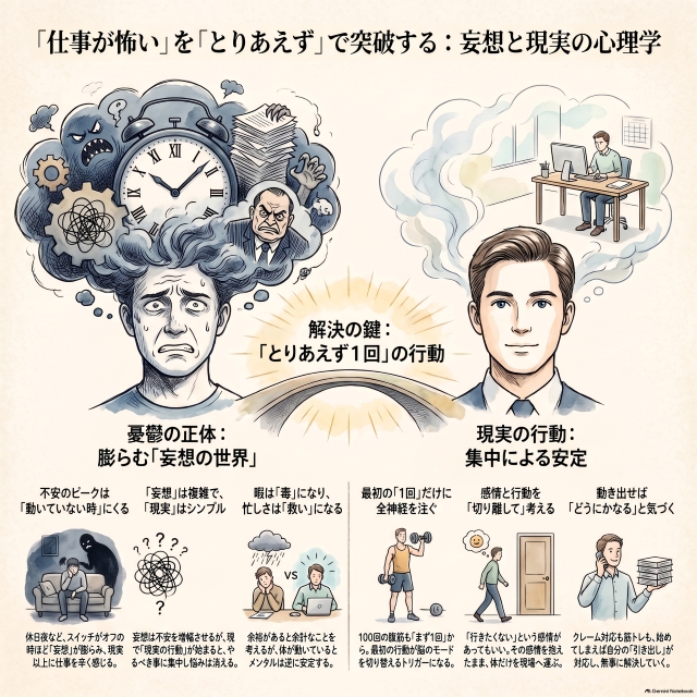 仕事の恐怖を克服する心理学