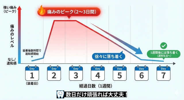 矯正の痛みは「どんな痛み」で「いつまで続く」のか